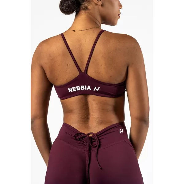  Sport-BH mit mittlerer Unterstützung TWIST-KNOT 423 DARK RED Nebbia 