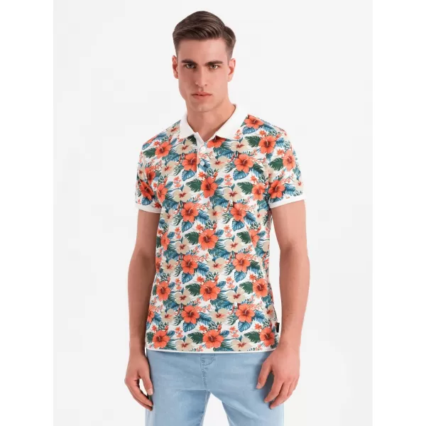  Herren t -Shirt OMBRE OM-POSS-0149 WEIß 