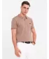 Herren t -Shirt OMBRE OM-POSS-0148 HELLBRAUN