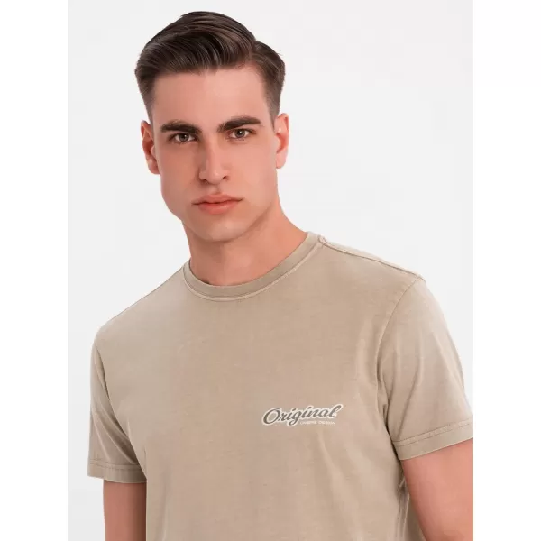  Hemd OMBRE OM-TSWT-0201 DUNKLER BEIGE 