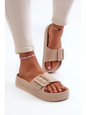 Damenhausschuhe BIG STAR NN274A666 BEIGE Big Star Shoes