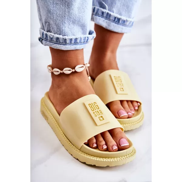  Damenhausschuhe BIG STAR JJ274A305 GELB Big Star Shoes 