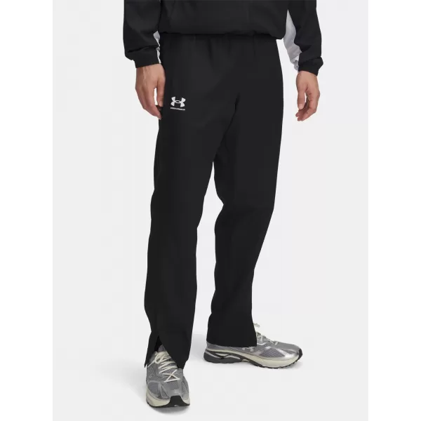  Sporthose für Herren UNDER ARMOUR RIVAL WVN WINDBREAKER PN 1390150-001 SCHWARZ 