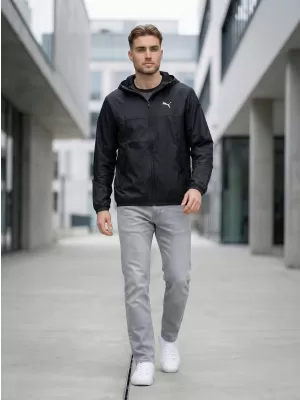 Windbreaker PUMA ESS REGULAR WINDBREAKER 684625-01 SCHWARZ