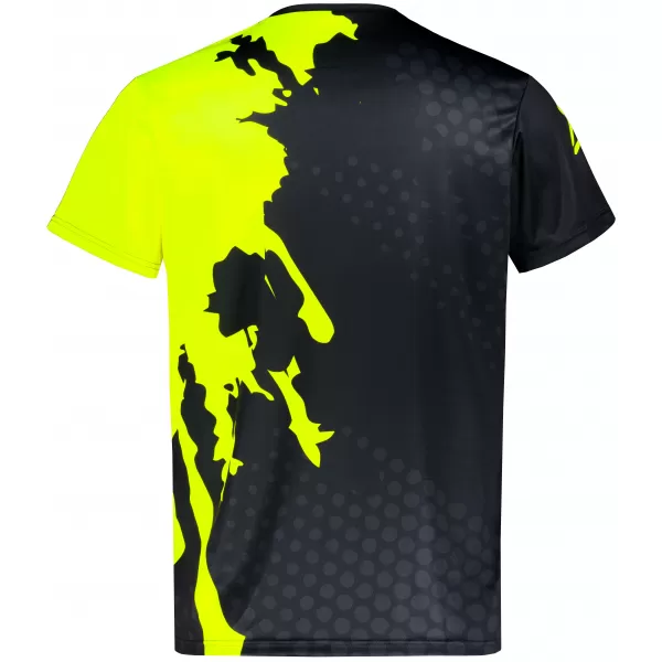  Männer funktionaler T -Shirt Premium ALTISPORT VOJ/ALM112TR01 SCHWARZFLUO GELB 