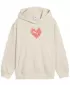 Baby Sweatshirt PUMA FLAMING LOVE HOODIE 685109_87 ALPINER SCHNEE