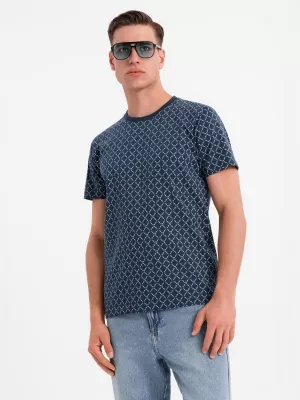Hemd OMBRE OM-TSFP-0250 MARINEBLAU