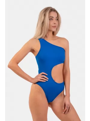 Asymmetrischer One-Shoulder-Monokini 459 BLAU Nebbia