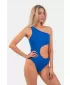 Asymmetrischer One-Shoulder-Monokini 459 BLAU Nebbia