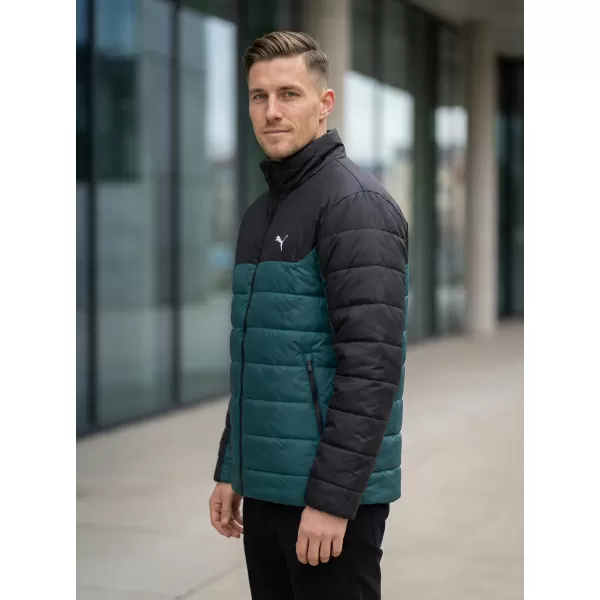  Herrenjacke PUMA ESS PADDED JACKET 685210-75 GRÜN 