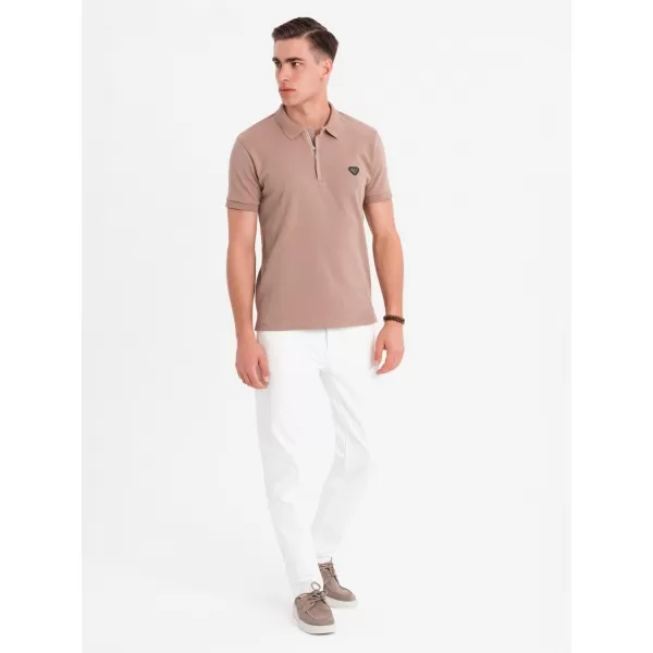  Herren t -Shirt OMBRE OM-POSS-0148 HELLBRAUN 