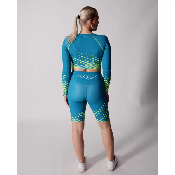  Funktionelle Erntedopie von Frauen ALTISPORT VOJ/ALW109TR04 EMERALD/FLUO GELB 