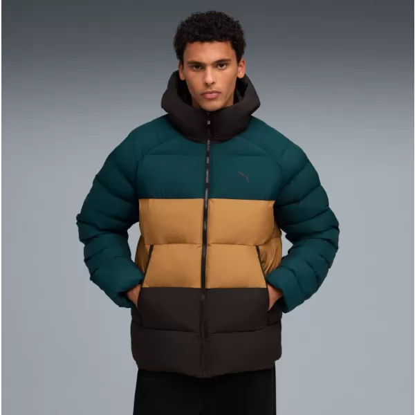  Herrenjacke PUMA MONO HOODED JACKET 688367-75 GRÜN 