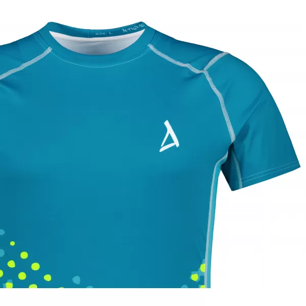 Funktionelle Kompression von Männern t -Shirt Premium ALTISPORT VOJ/ALM109TR04 EMERALD-FLUO 