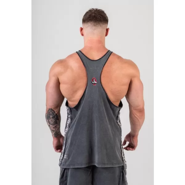  Gewaschener Muscle-Back-String GOLDEN AGE 791 BLACK Nebbia 