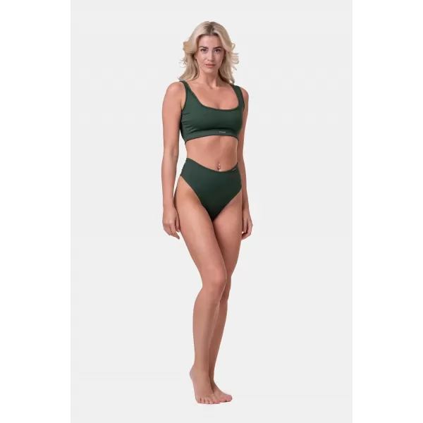  Bikini Active Black - Bralette-Top 554 DUNKELGRÜN Nebbia 