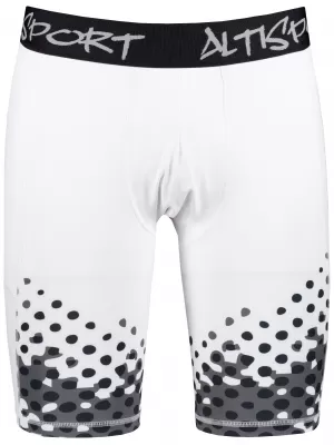 Männersport -Leggings über den Knien der Prämie ALTISPORT VOJ/ALM109LEG02 WEIß