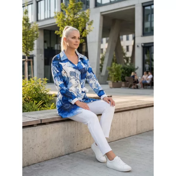  Frauenjacke Premium ALTISPORT VOJ/ALW102MI05 MARINE/WEIß 