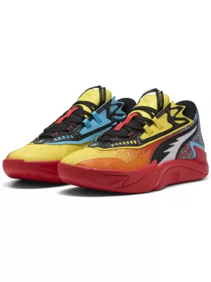 Stiefel PUMA SCOOT ZEROS II CAUTION 310843_01 RICKIE ORANGE/SPEED ​​YELLOW