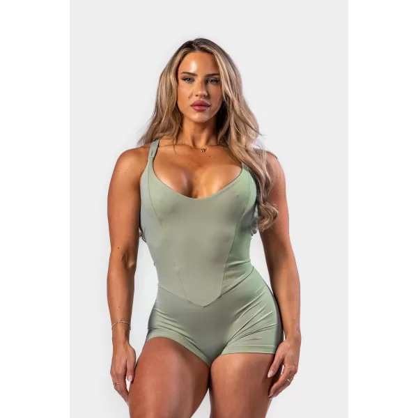  Shaping-Fitness-Overall STRONG BEAUTY 427 HELLGRÜN Nebbia 