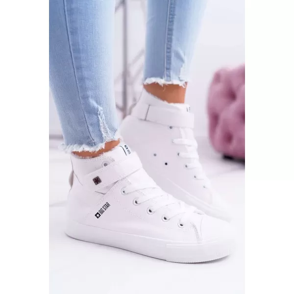  Damen-Lederstiefeletten BIG STAR V274541FW WEISS Big Star Shoes 