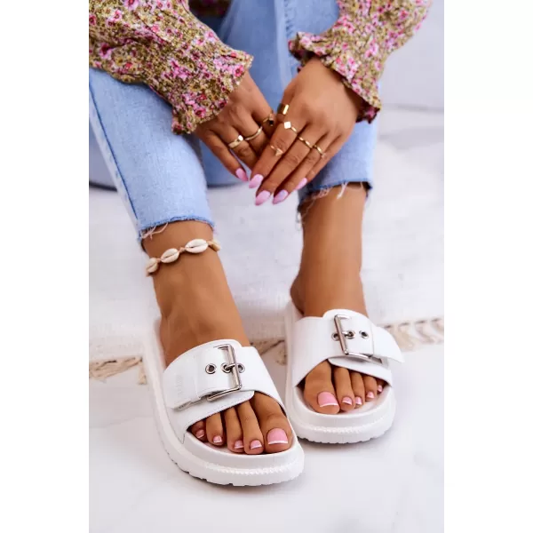  Damenmode-Hausschuhe BIG STAR JJ274A309 WEISS Big Star Shoes 