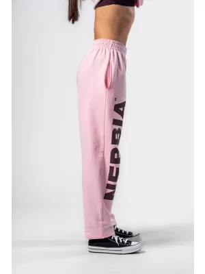 Lockere, weite Jogginghose BOYFRIEND STYLE 432 PINK Nebbia