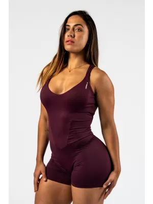 Shaping-Fitness-Overall STRONG BEAUTY 427 DUNKELROT Nebbia