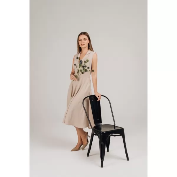  Kleid STYLOVE S409 BEIGE 