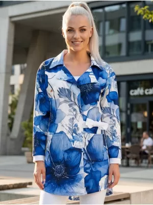 Frauenjacke Premium ALTISPORT VOJ/ALW102MI05 MARINE/WEIß