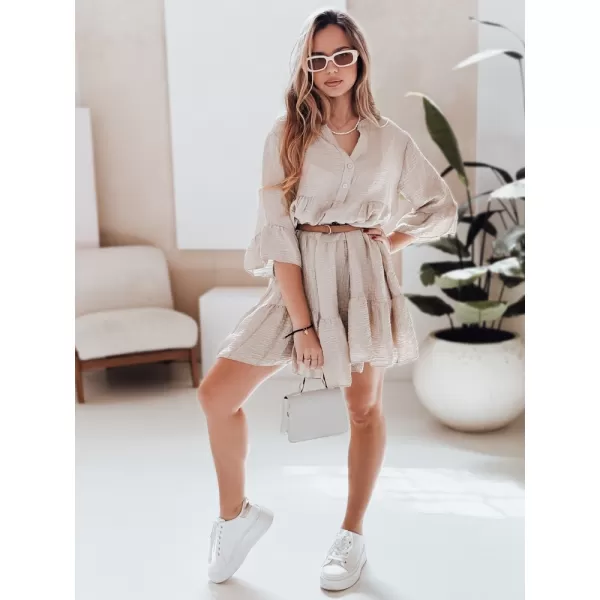  Kleid DSTREET LYVONNE EY2615 BEIGE 