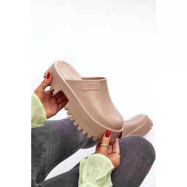  Damenhausschuhe BIG STAR NN274016 BEIGE Big Star Shoes 