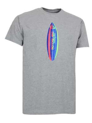 Herren-T-Shirt NORDBLANC BOARD NBSMT5097 DUNKELGRAUE HIGHLIGHTS