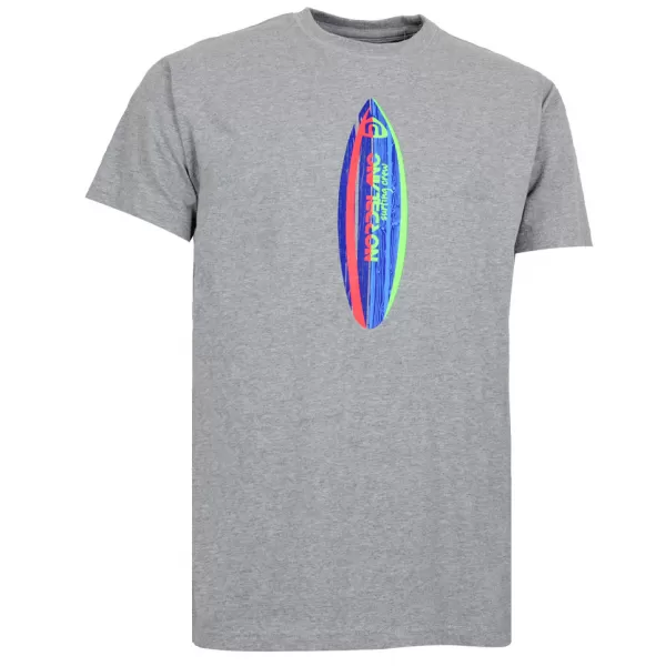  Herren-T-Shirt NORDBLANC BOARD NBSMT5097 DUNKELGRAUE HIGHLIGHTS 